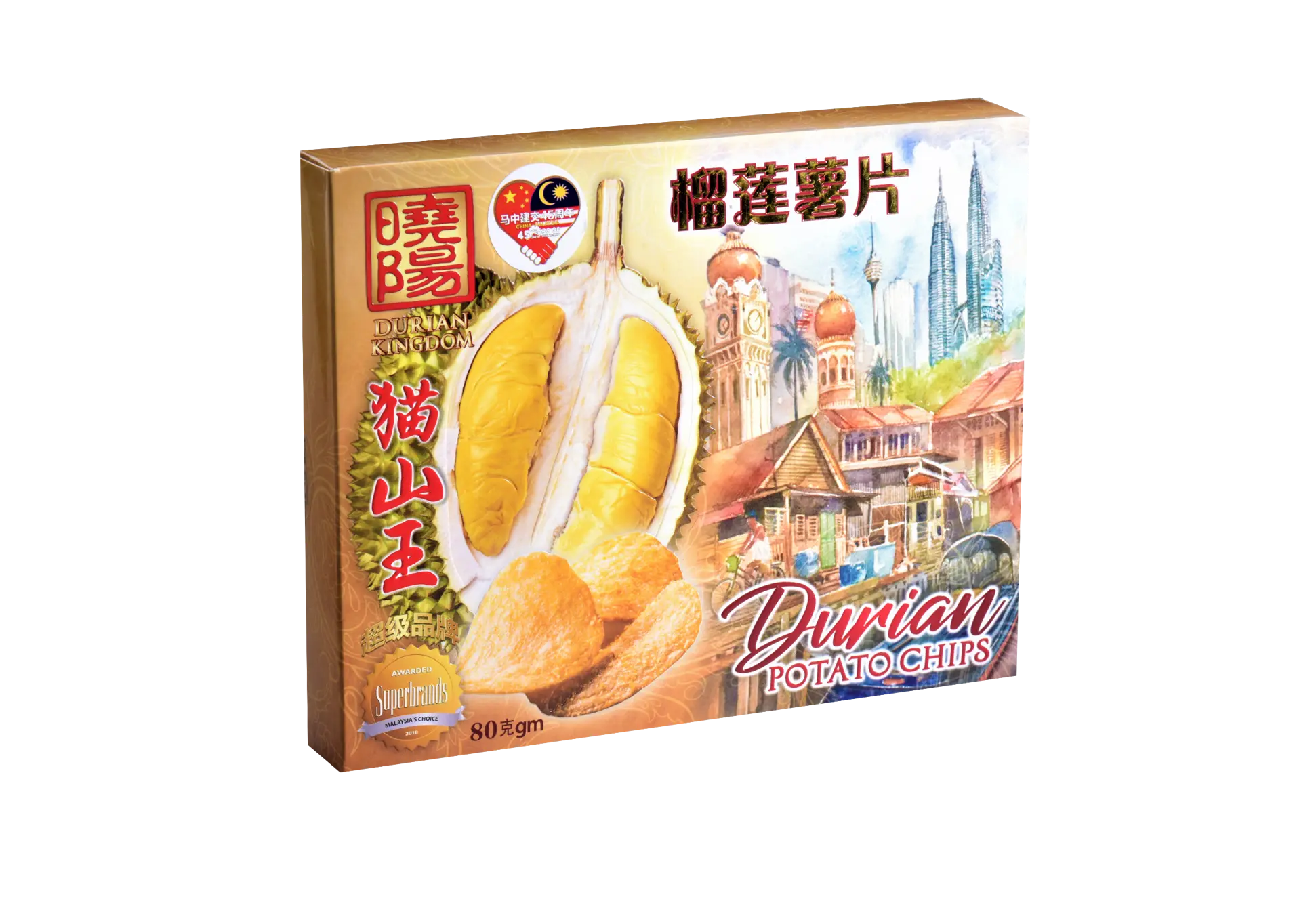 Durian Potato Chips (29 boxes / Ctn)